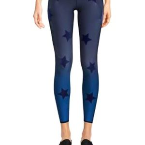 ULTRACOR Blue Velvet Star Ombré Leggings